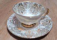 Bavaria Elfenbein Porzellan Kaffeetasse mit Gold Vintage Wuppertal - Ronsdorf Vorschau