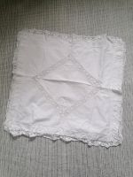 ❇️ Alter Kissenbezug 70x65 Zierkissen Shabby weiß gehäkelt Spitze Feldmoching-Hasenbergl - Feldmoching Vorschau