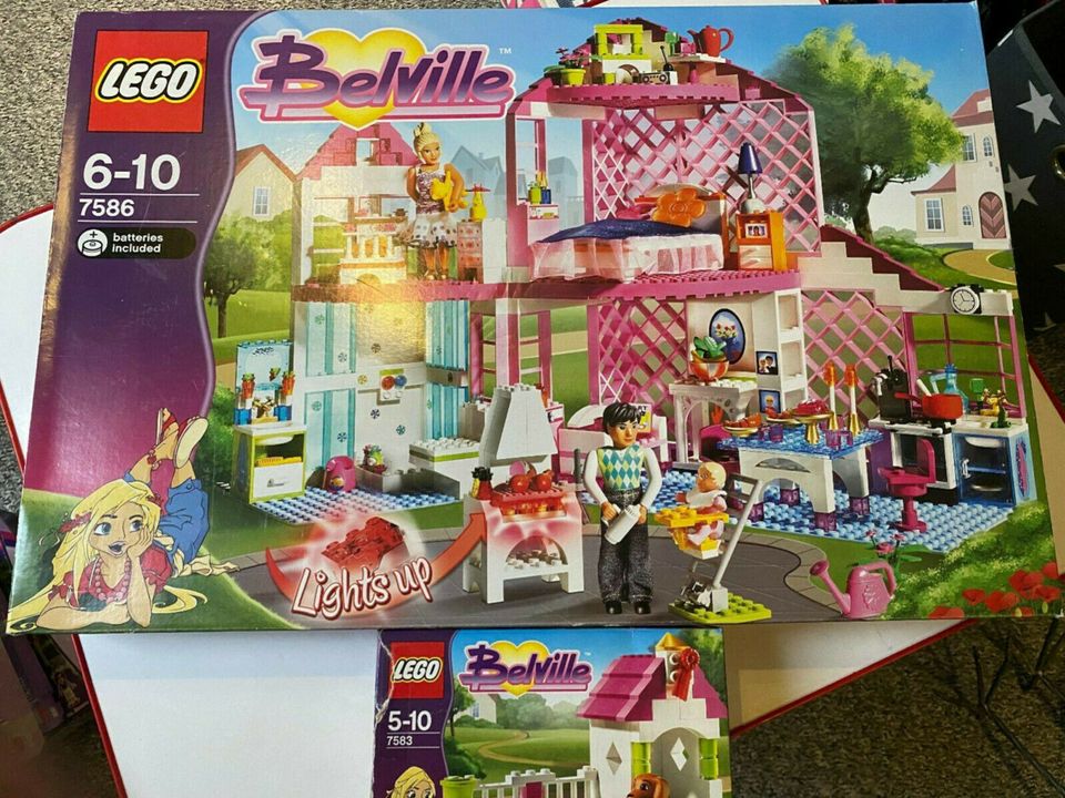 Lego Belville Traumhaus 7586, Hundefamilie 7583 in Rastede