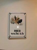 Emaille Schild Hund "Hier wache ich" Bergedorf - Kirchwerder Vorschau