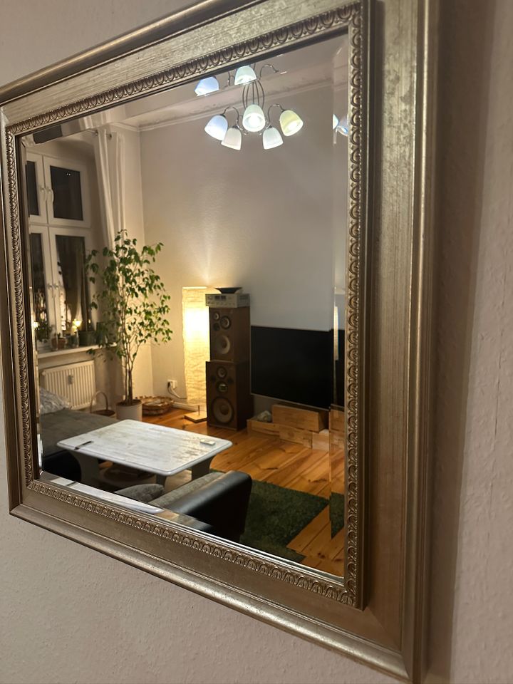 Spiegel - Wandspiegel - 2x Vintage Design Mirror Silber / Gold in Berlin