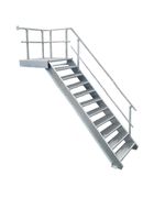 10 Stufen + Podest Treppe Geländer rechts B 100 cm H 165 - 220 cm Nordrhein-Westfalen - Hamminkeln Vorschau