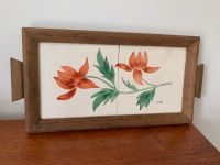 Vintage Holztablett Untersetzer Deko Tablett Blumen Altona - Hamburg Ottensen Vorschau