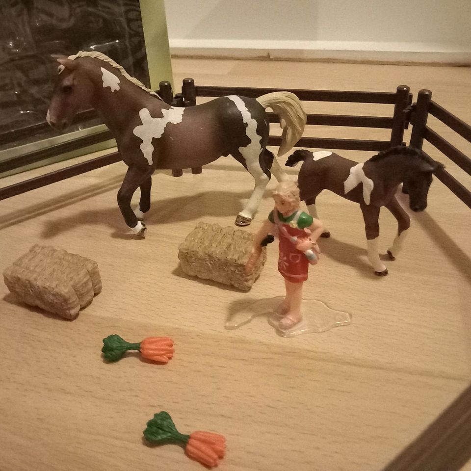 Schleich Pferde Trakehner 21049 Farm Life Pferdefütterung in Bienenbüttel