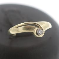 Solitär Gold Ring 333 8 Kt Gelbgold Farbstein www.juweliero.de Innenstadt - Köln Altstadt Vorschau