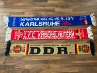Fußballschals Kaiserslautern, Karlsruhe, DDR Thüringen - Erfurt Vorschau