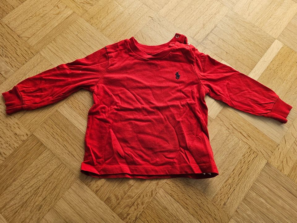 Ralph Lauren Long-Sleeve Größe 80 rot in München