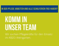 Exam. Pflegekräfte für unser Schulteam gesucht - Ferien frei! Baden-Württemberg - Ulm Vorschau