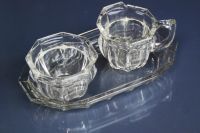 Altes Zucker und Milch Set Glas Milchkännchen Zuckertopf Vintage Niedersachsen - Dinklage Vorschau