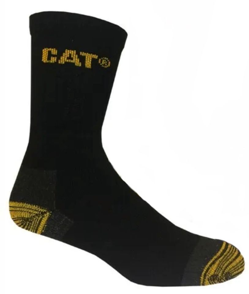 9 Paar Cat Premium Work Socks 39-42 (Caterpillar) - schwarz in Merzig