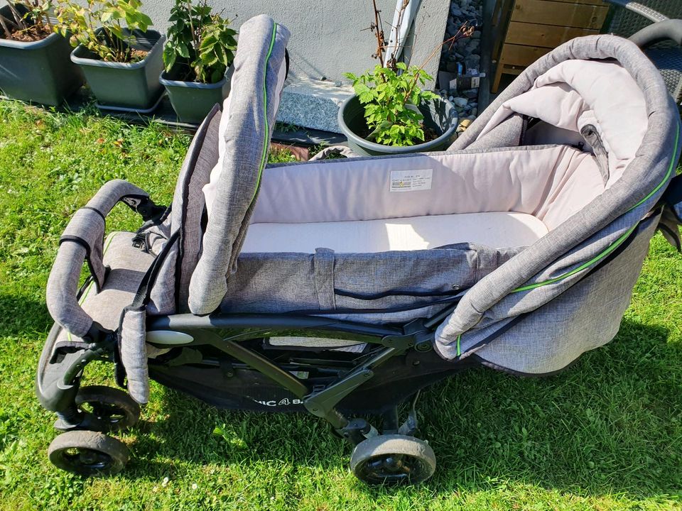 Chic4Baby Gewisterkinderwagen Doppelwagen Zwillingswagen Kinder in Regenstauf