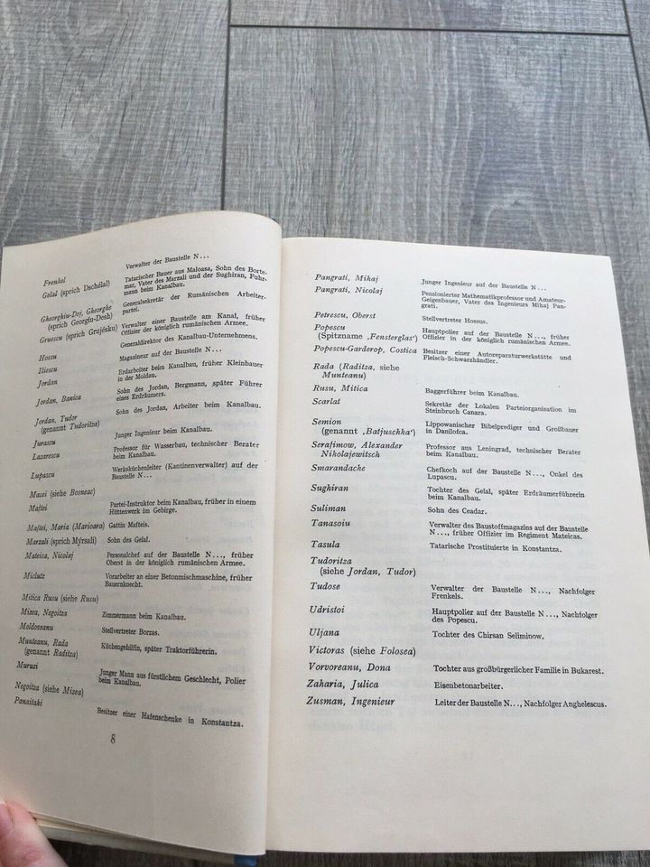 Petru Dimitriu Der Kanal 1953 Verlag Volk und Welt Berlin Buch in Velten