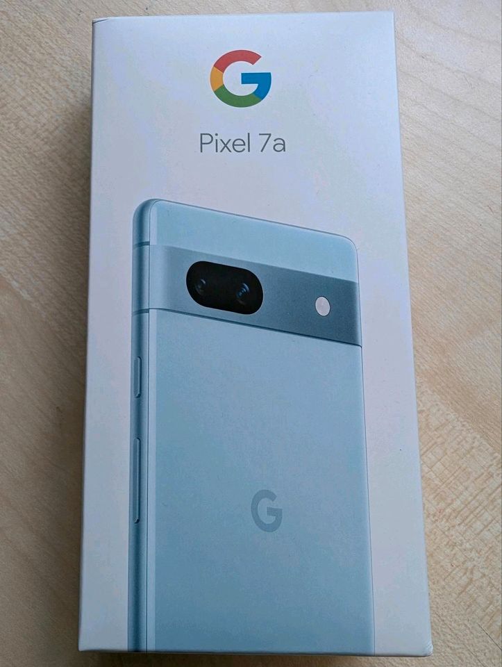 Google Pixel 7a Smartphone NEU in OVP mit Rechnung Sea Ocean in Ludwigsburg