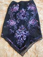 Rock  mit Spitze Chiffon Samtdruck Blumen Asymetrisch H&M S Brandenburg - Oranienburg Vorschau