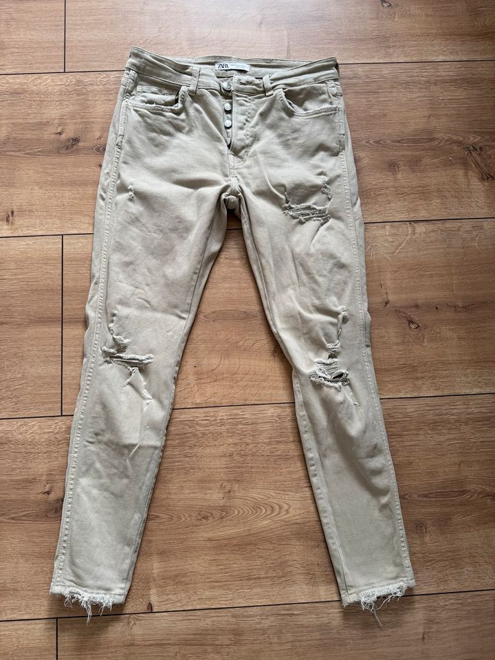 Zara Jeans Hose Herren | beige | 32 in Bergisch Gladbach