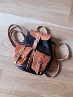 Lederrucksack mini dunkelbraun-cognac NEU Düsseldorf - Bilk Vorschau