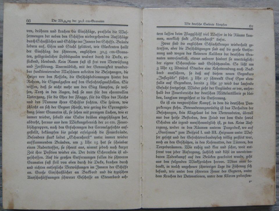 Admiral Spee`s Sieg und Untergang - 1935, historisch, Rarität in Duisburg