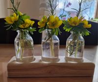 Blumen Geschenk Vase Echtholz als Frühlingsgeschenk Blumenvase Bayern - Greding Vorschau