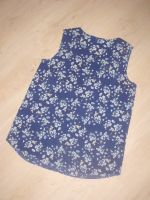 *Schicke Bluse Größe S ( 36/38 ) Blau mit schönen Blumemuster* Sachsen - Roßwein Vorschau