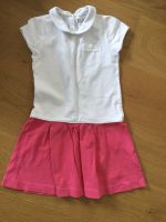 Polo-Kleid Cyrillus für Mädchen Größe 122 weiß/pink Frankfurt am Main - Sachsenhausen Vorschau