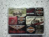 Magnet Set Harley Davidson Bikes Nostalgie 9 Stück Magnettafel Saarland - Lebach Vorschau