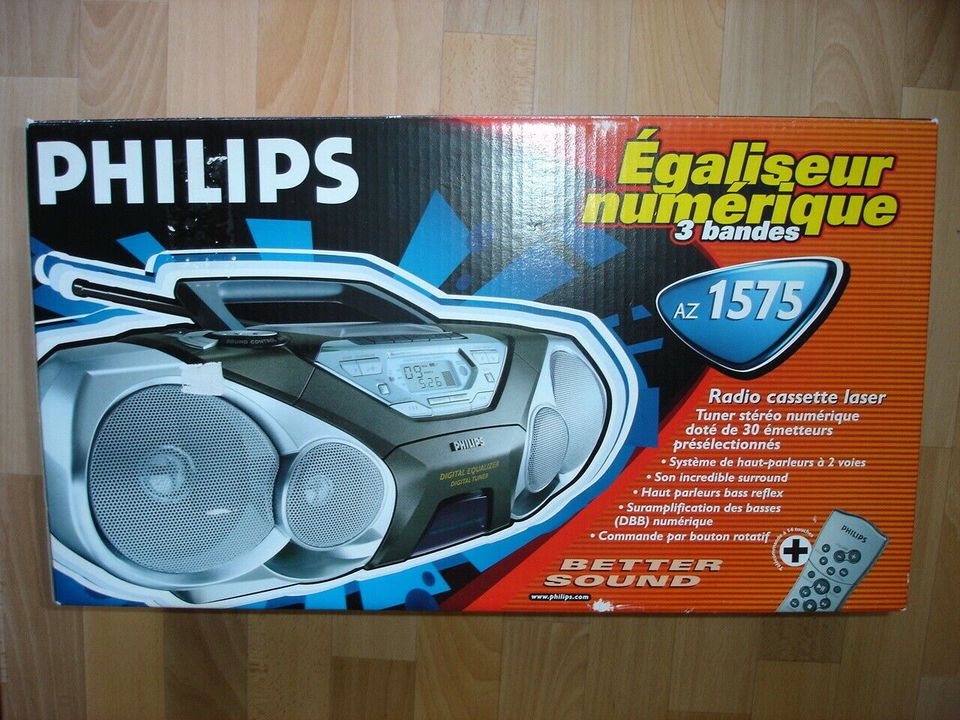 PHILIPS Sound Maschine CD Kassettenrecorder Tuner + FB  * NEU * in Kempten