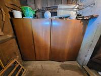 2 alte Schränke furniertes Holz Werkstattschrank DDR Dresden - Dresden-Plauen Vorschau