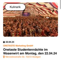 Frühlingsfest 22.04 22.4 Wasenwirt studentennacht ticket Baden-Württemberg - Bondorf Vorschau