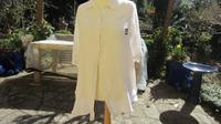 Tunika Long Bluse v. DKNY 40 42 L XL weiß Baumwolle Ibiza Style Brandenburg - Beelitz Vorschau