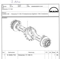 MAN TGS TGX ANTRIEBSACHSE 81.35003-7722 HY-1350 62.913Km  Bj.2019 Niedersachsen - Hessisch Oldendorf Vorschau