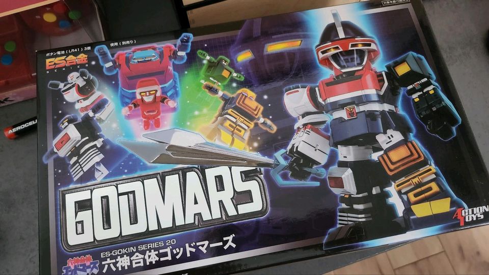 Godmars Action Toys mit Bonus Limited Chogokin Retro Robot in Troisdorf