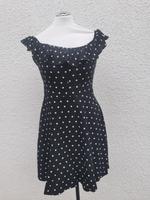 Zara Kleid schwarz mit weißen Punkten Rüschen Gr.L Bayern - Ebermannstadt Vorschau