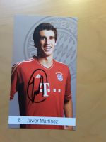 Handsignierte Autogrammkarte Javier Martinez FC Bayern Bayern - Tutzing Vorschau