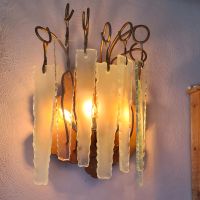 Wandlampe Designerlampe Brand van Egmond behind the frosted glass Nordrhein-Westfalen - Rees Vorschau