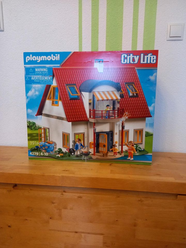 4279 Playmobil Neues Wohnhaus mit 7387 Erweiterungen in Memmingen