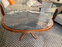 Wohnzimmertisch / Tisch Holz Marmor Vintage Hessen - Groß-Gerau Vorschau