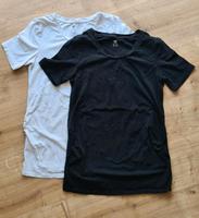 Umstands-Shirts kurzarm, Set schwarz und weiß, Größe S Baden-Württemberg - Eggenstein-Leopoldshafen Vorschau