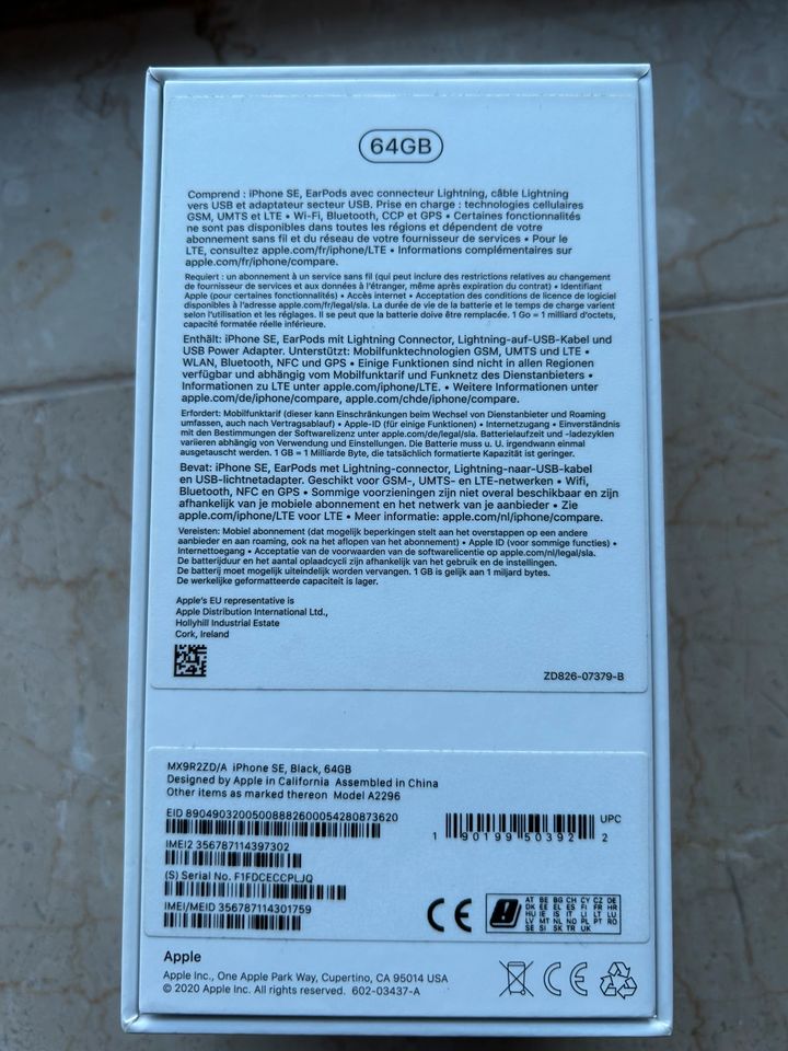 OVP iPhone SE 64 GB in Liebenau