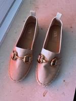 Espadrilles beige/gold Gr. 39 ZARA Bayern - Fürth Vorschau