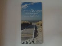 Deko Wandbild / Keilrahmenbild m. Spruch, Strandmotiv, 2er Set Sachsen - Wachau Vorschau