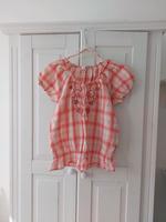 Bluse weiss rot karo mit Applikation Bayern - Schwaig Vorschau