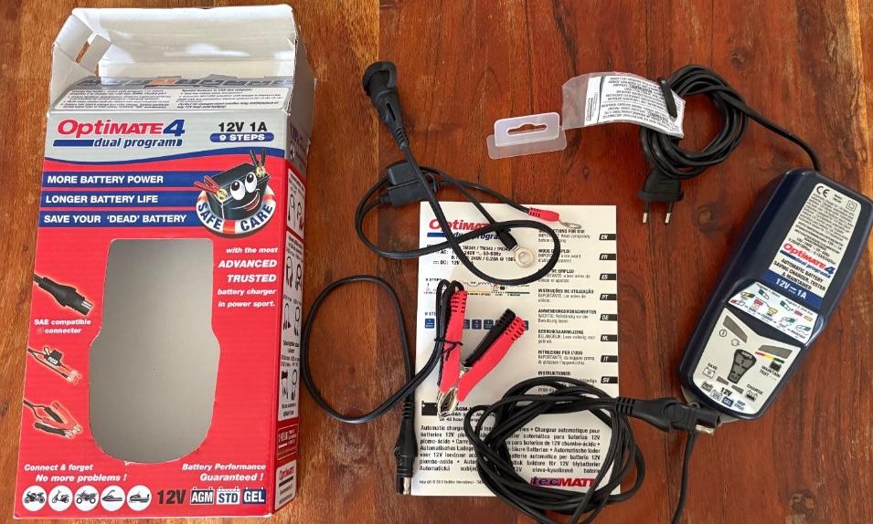 tecMATE Optimate 4 Ladegrät f. 12V Batterien, Motorrad, Quad usw. in Rohlstorf 