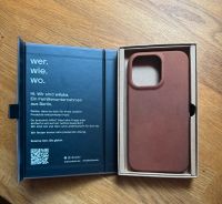 Lederhülle IPhone 15 Pro Max, super Zustand , echt Leder Nordrhein-Westfalen - Beverungen Vorschau