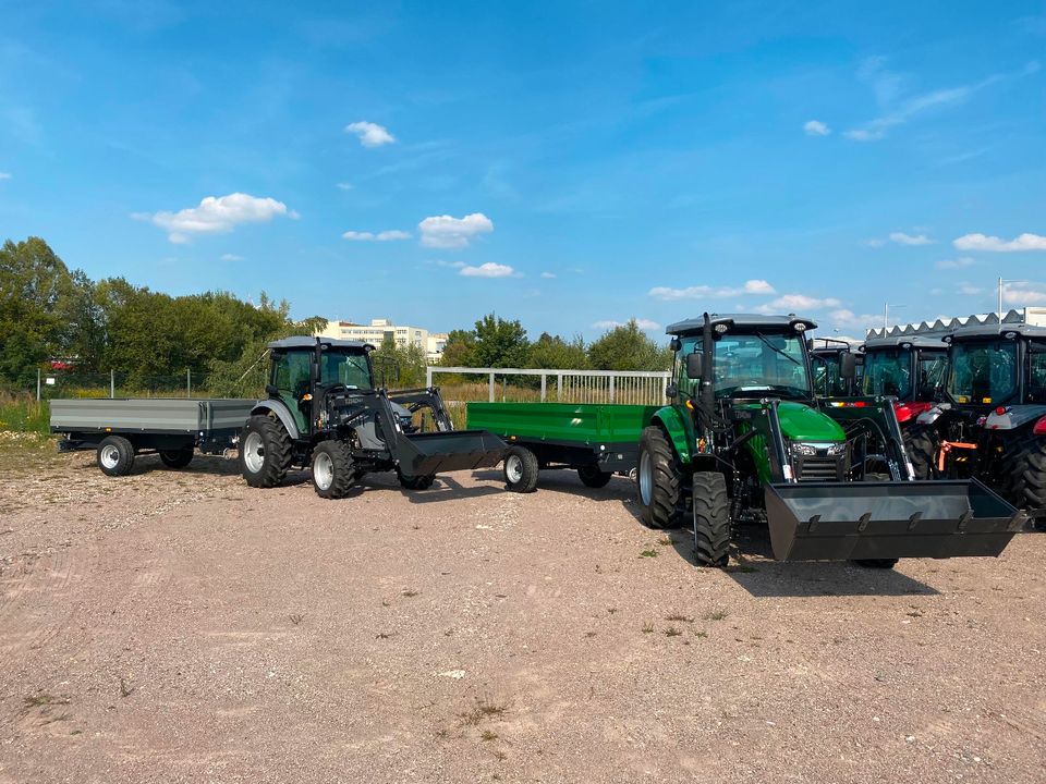 KRÜMA! DK4000 Einachs Kippanhänger Druckluft Kipper 4,0 t Traktor in Waltershausen