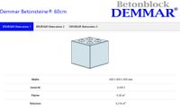 Demmar-Betonstein® 1 C25/30, Betonblock Betonsteine Legobeton München - Schwabing-West Vorschau