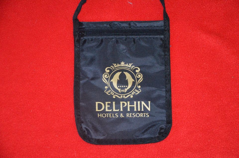 Delphin Hotel Tasche + Bag + Handy + Strand + Urlaub + schwarz + in ...