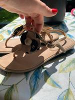 Orginal chanel camelie Sandalen Leder beige schwarz 37,5 Bergedorf - Hamburg Lohbrügge Vorschau