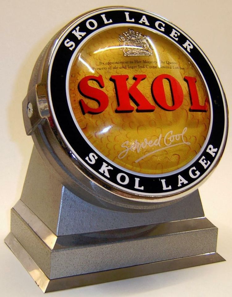 Metall Skol Lager Bar Light Beleuchtung Bier Zapfanlage Theke in Gronau (Westfalen)