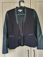 Blazer mit Kunstleder Details Aachen - Vaalserquartier Vorschau
