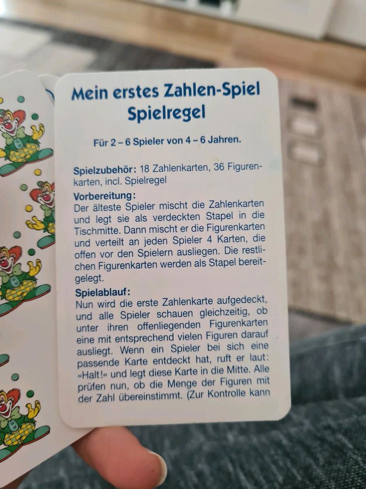 Mein erstes Zahlen Spiel in Schleswig